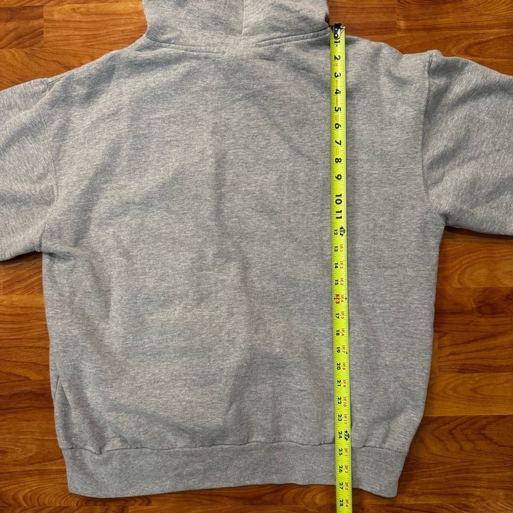 Vintage Oswego, NY Embroidered Lighthouse Hoodie Men’s Size XL Gray Pullover - Picture 11 of 14